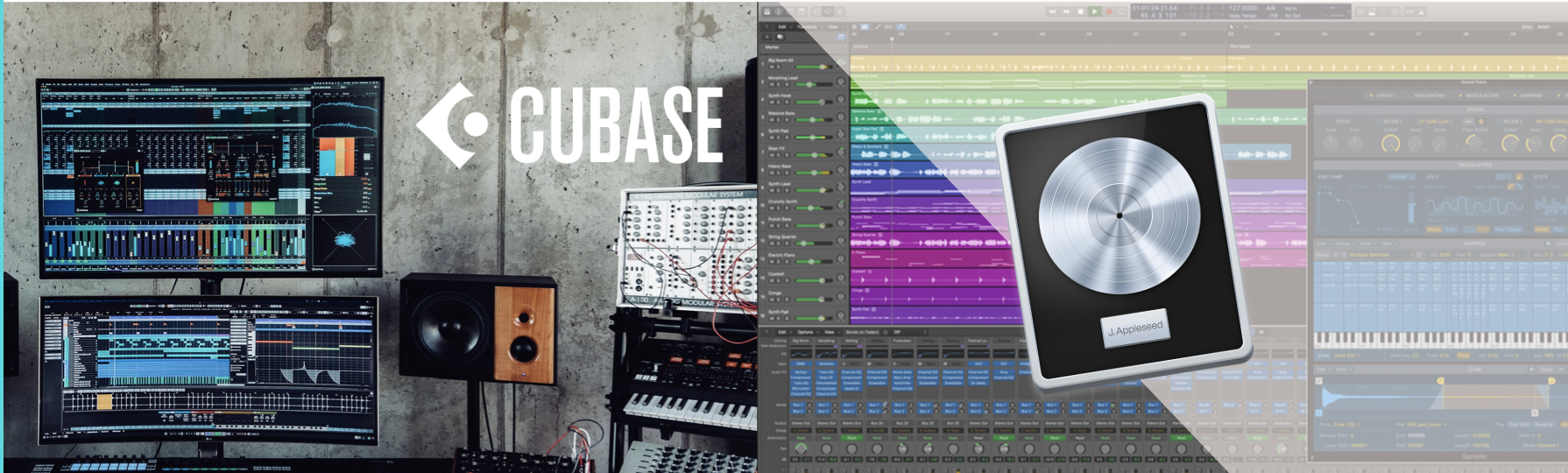 Cubase Pro et Logic Pro X