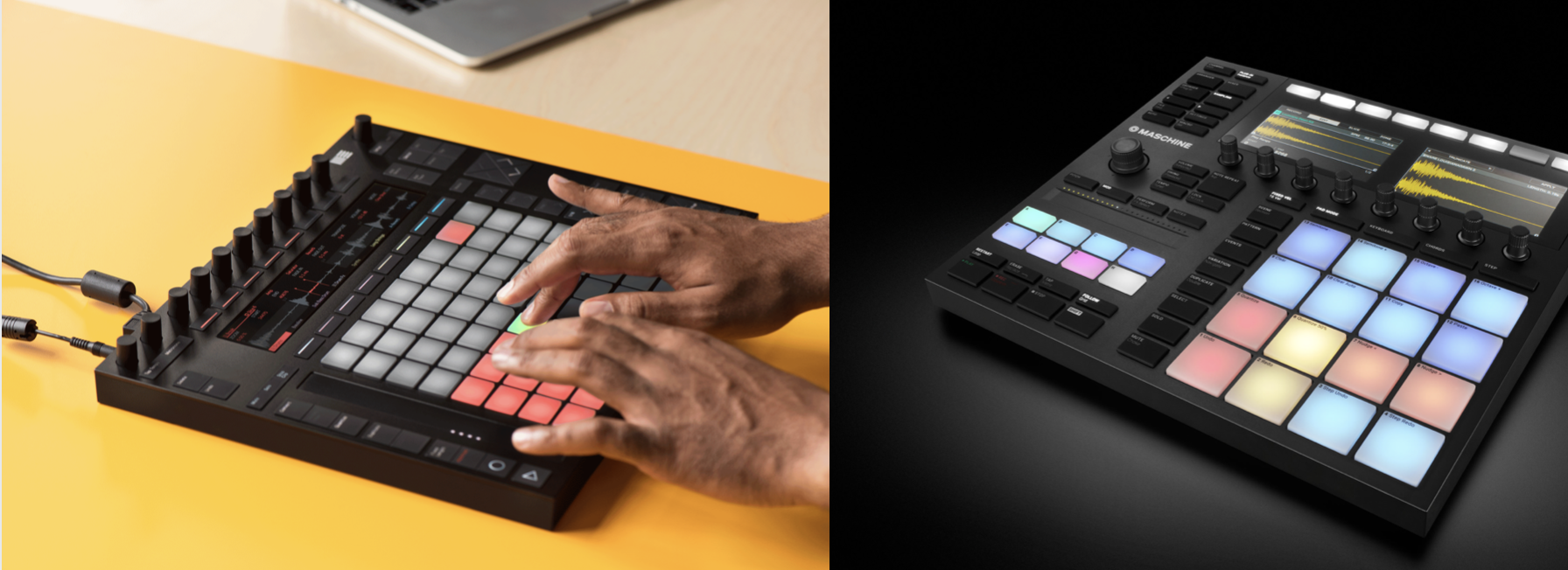 MAschine Native Instruments et Push 2 ableton live