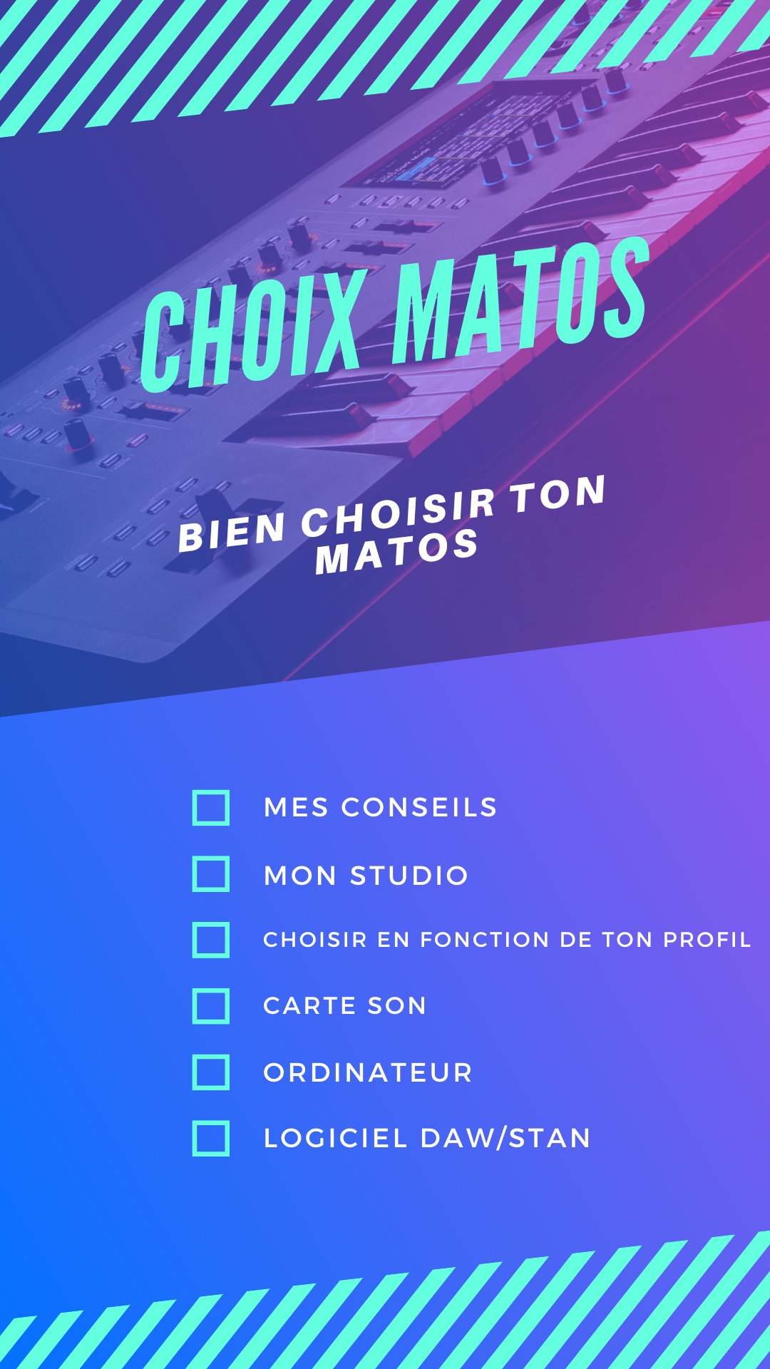 Choisir son matos pour le home studio