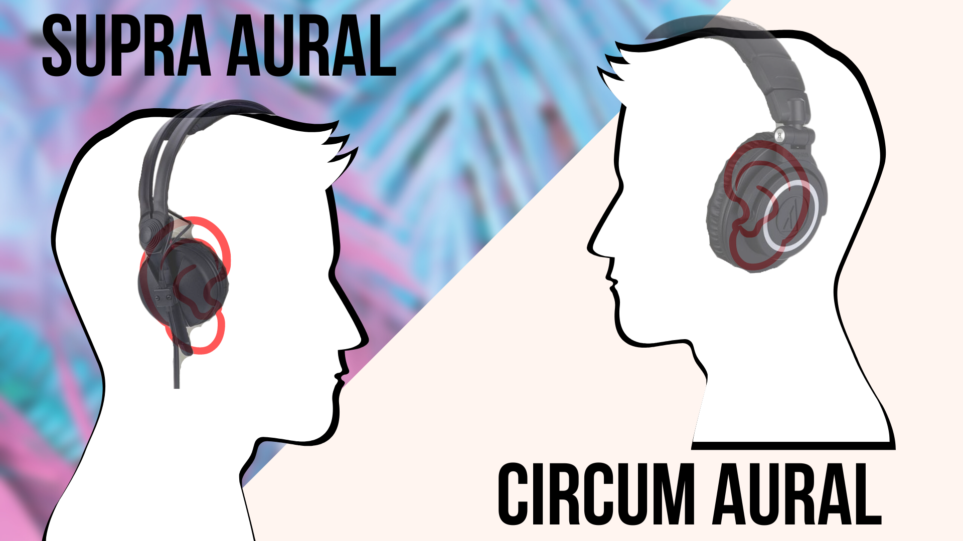 casque supra aural - circum aural